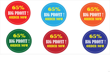 Sale Tags Collection – Discount Labels, New Arrival Badges, Price Tag Icons, Black and Red Promotional Stickers