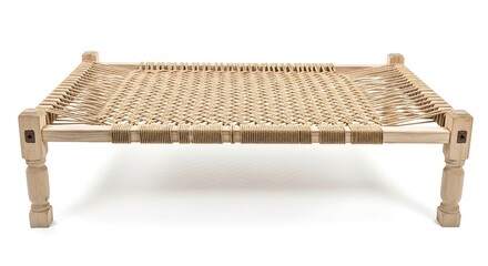 Explore the beauty of woven rope bed frame stylish furniture design for your home decor ideas today