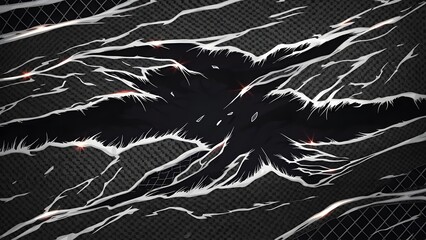 Abstract Dark Carbon Fiber Texture with Ripped Effect perfect for website banner, presentation slide, game background, social media graphic, tech product design