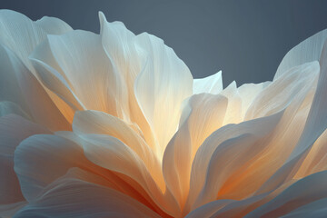 Abstract White Gray Background, Color Waves. Cloud Dancer Color Pantone 11-4201, concept. Colour trend of 2026