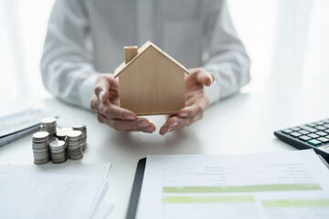 Real estate Broker Buy and consultant home insurance Property insurance security offer house