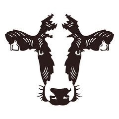 Obraz premium WIld West cow icon