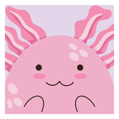 Axolotl cute baby