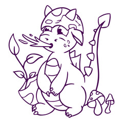 Baby dragon fire egg creature
