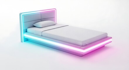 Modern platform bed with led lighting contemporary bedroom furniture design and home decor ideas