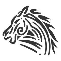 Vikings tribal horse
