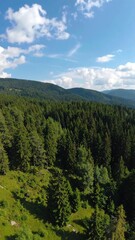 Fototapeta premium Scenic mountain valley vista