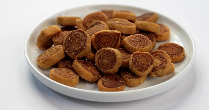 Bhakarwadi is a Tea Time Snack from Maharashtra and Gujarat
