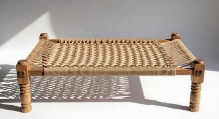 Find wooden charpai bed traditional indian bed woven rope bed frame rustic furniture design ideas