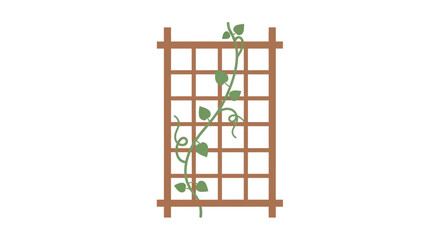 Simple trellis with vine © goeng_art