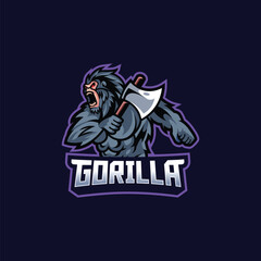 Angry Gorilla Logo Template