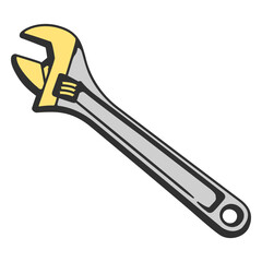 Adjustable wrench image