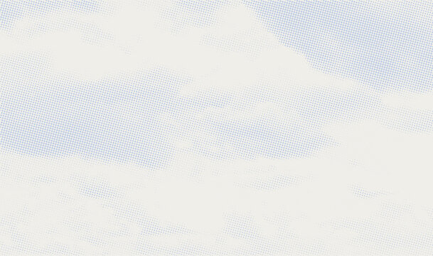 Fototapeta Color halftone texture of blue sky with white cloud. Abstract cloud pattern vector dotted pixel texture background with copy space.
