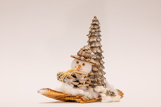 Christmas decoration on a white background