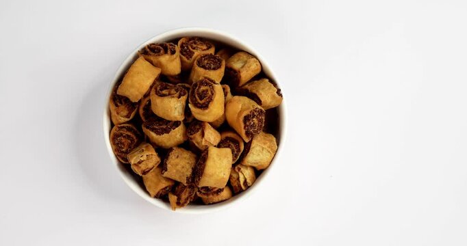 Bhakarwadi is a Tea Time Snack from Maharashtra and Gujarat
