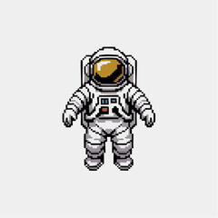 Pixel Astronaut Space Explorer