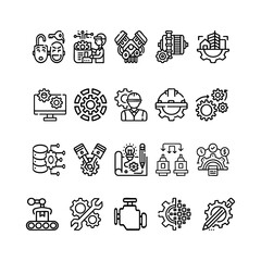 set of icons for web design
