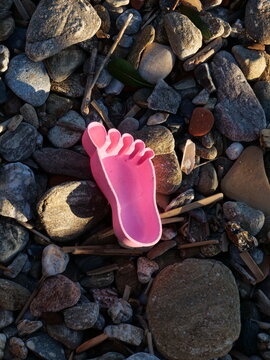 Galets et moule en plastique