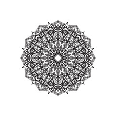 Mandalas for coloring book. Decorative round ornaments