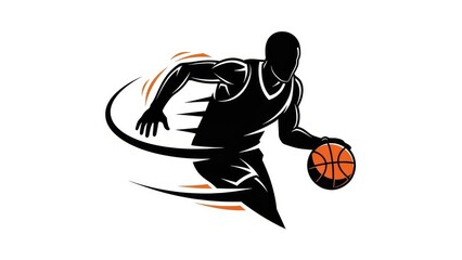 basketball player dribbling the ball