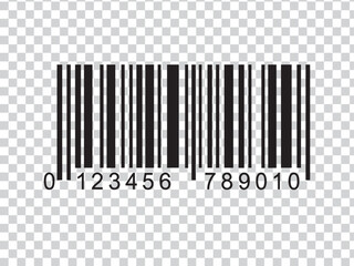 Black and white bar code symbol for business, product label and sale price, with data number ready to scan in a retail shop, made in China or Canada
