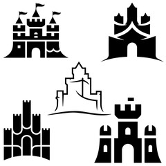 Fototapeta premium Property Home Icon Set | Clean Outline Vector