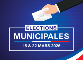 ELECTIONS MUNICIPALES MARS 2026 VOTE DRAPEAU