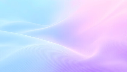 Gradient ripple texture with pink, lilac, and cyan tones. Soft reeded glass distortion, smooth vertical blur, dreamy pastel surface. Vector illustration 