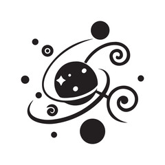 Digital vector file for graphic design, scalable illustration needs