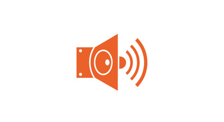 Orange speaker icon