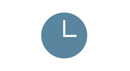 Simple clock icon
