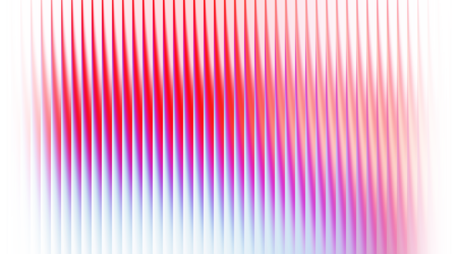 Modern vibrant abstract vertical color gradient stripes texture isolated on transparent background