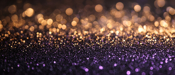 Shiny blurred lights and twinkling sparks create a festive backdrop for invitations and celebrations.