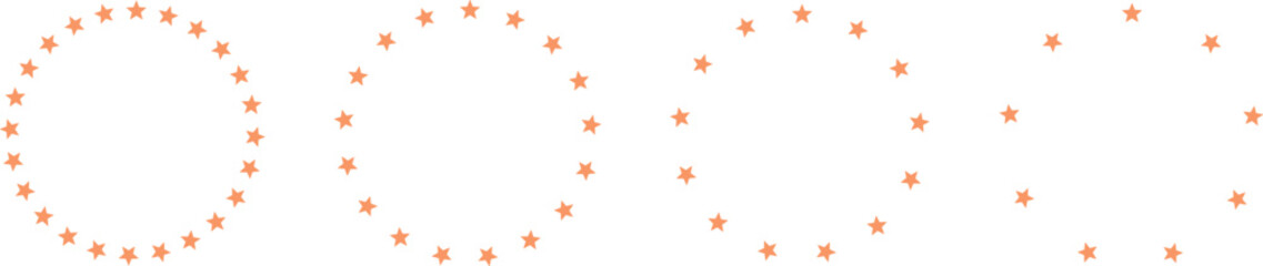 Abstract waveform pattern with scattered figures