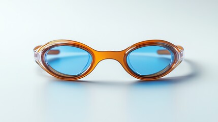 Vibrant swim goggles for aquatic activities.