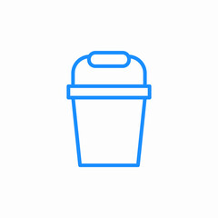 bucket icon icon sign vector