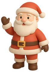 Fototapeta premium Santa Claus clipart isolated