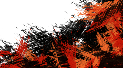 Abstract background black, orange and red color grunge scratch concept