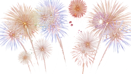 Golden firework texture, thin  stroke lines. Isolated png illustration, transparent background. Design  for overlay, montage, texture. Happy new year concept.