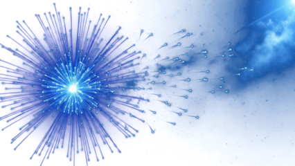 Golden firework texture, thin  stroke lines. Isolated png illustration, transparent background. Design  for overlay, montage, texture. Happy new year concept.