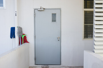 Fire doors in the building