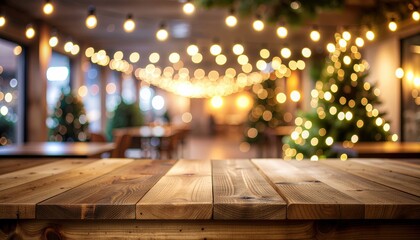 Festive dining experience cozy restaurant holiday atmosphere warm environment inviting viewpoint celebrating togetherness in a beautifully decorated space