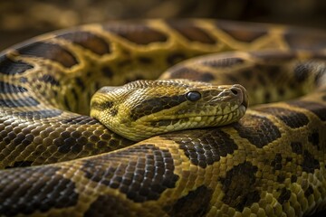 close up of a snake