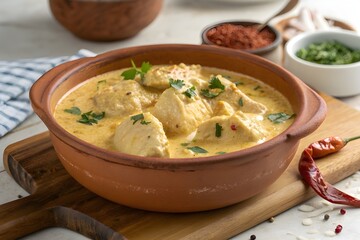 chicken boneless malai handi 