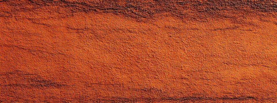 Textured Orange Clay Surface Suitable for Tennis Court Background or Sports Surface Design