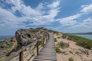 Wanderweg im Robberg Nature Reserve in S&uuml;dafrika