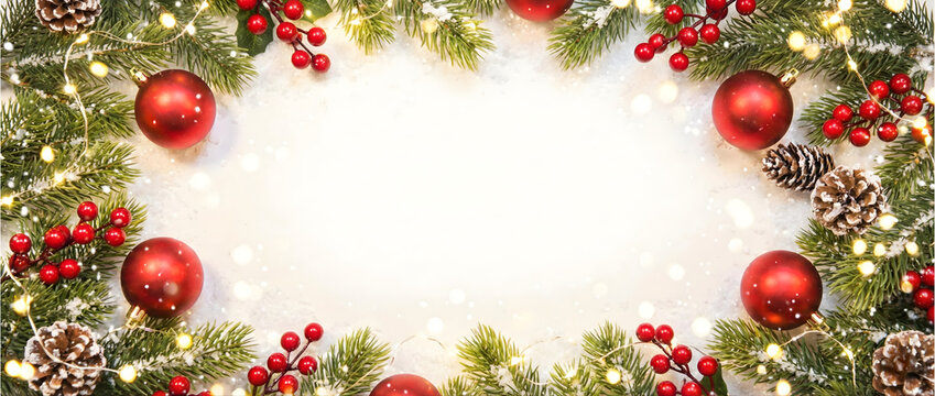 Bright Christmas Banner Template