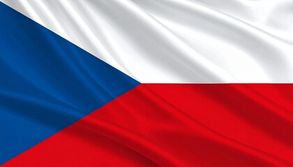 Naklejka premium flag of Czech Republic