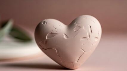 Cracked Heart - A Symbol of Love and Imperfection.