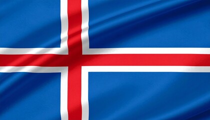 Fototapeta premium flag of Iceland